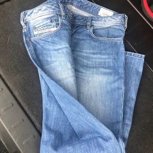 Men’s 33x32 diesel jeans blue (great condition)